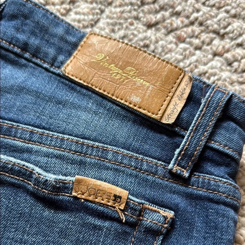 Straight Ankle Joe's Jeans Classic Blue Denim. Vintage Reserve - Picture 2 of 8